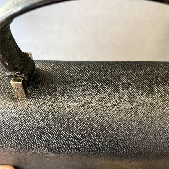 Kate Spade Paterson Court Brynlee Satchel Purse Beige Black Cream *READ* - Picture 6 of 11